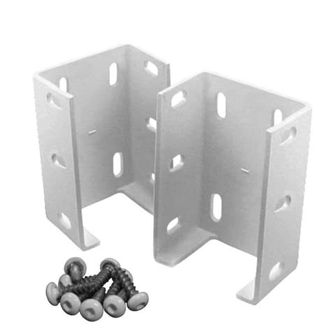 home depot metal fence brackets|removable fence panel brackets.